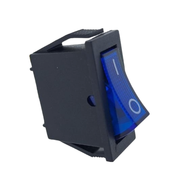 Blue Illuminated Rocker Switch | 13.5*30.5mm