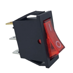 Red Illuminated Rocker Switch | 13.5*30.5mm