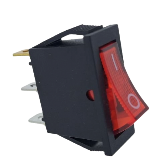 Red Illuminated Rocker Switch | 13.5*30.5mm