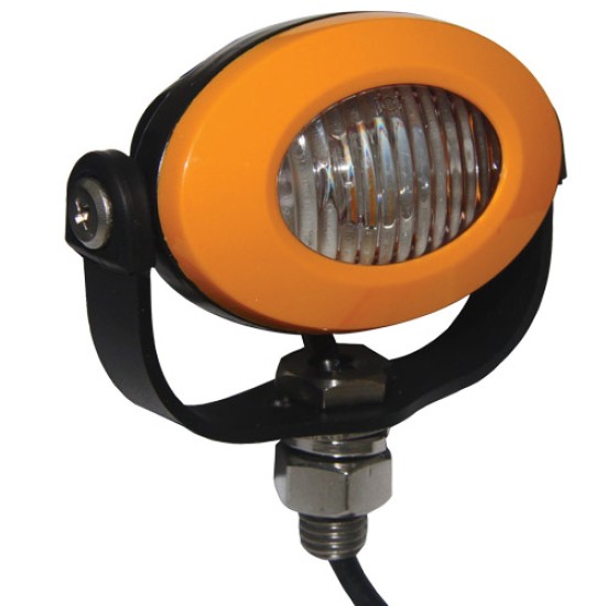 Round Directional Warning Light - Amber