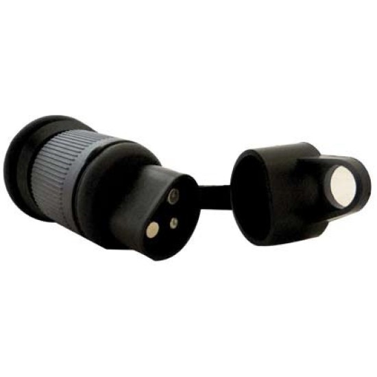 3 Pin Male Plastic Plug | 12V