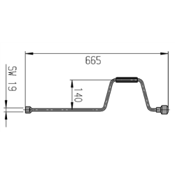 Brace for ALKO Corner Steady Complete 140x665x12 SW19 Brace for ALKO Corner Steady Complete 140x665x12 SW19
