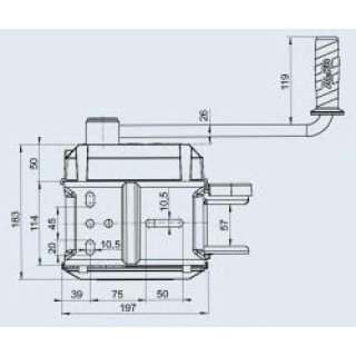 p4U Vervangende handslinger zwengel originele ALKO voor lier 901-A 1201-A 901 Plus Optima 352.899 352 899 352899 p4U Vervangende handslinger zwengel originele ALKO voor lier 901-A 1201-A 901 Plus Optima 352.899 352 899 352899