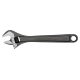 Central Nut Adjustable Wrench with Phosphate Finish