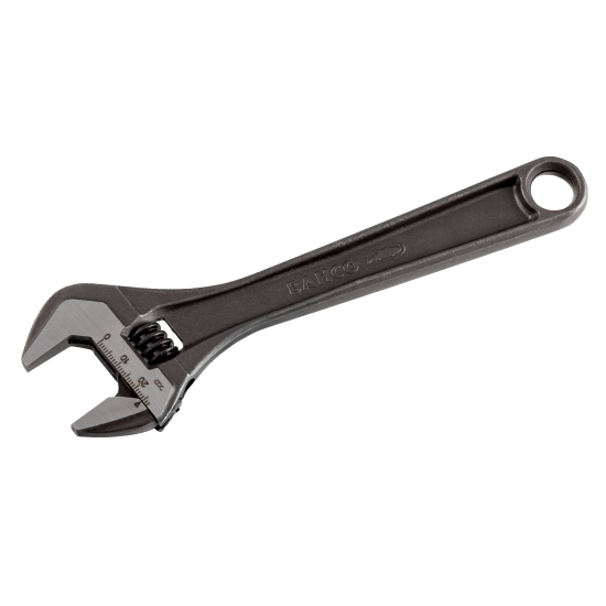 Central Nut Adjustable Wrench with Phosphate Finish