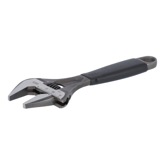 ERGO™ Central Nut Wide Opening Jaw Adjustable Wrench with Rubber Handle