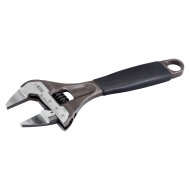 ERGO™ Central Nut Wide Opening Thin Jaw Adjustable Wrench with Rubber Handle