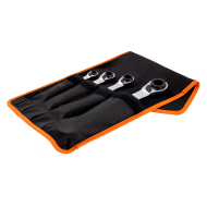 4-in-1 Ratcheting Ring Wrench Set - 4 Pcs