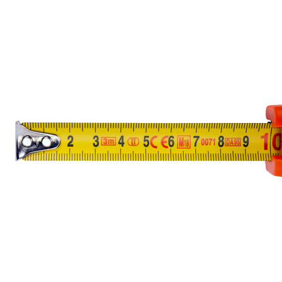 Short Measuring Tape with Positive Locking Button