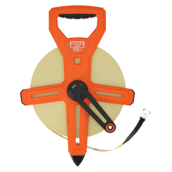 Long Measuring Tape with Nylon Coated Blade and Open Case