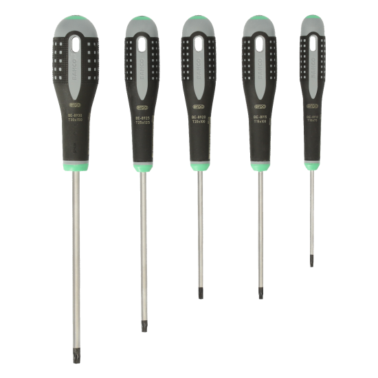 ERGO™ TORX® Screwdriver Set with Rubber Grip - 5 Pcs