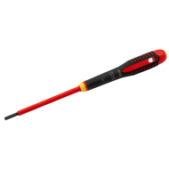 Bahco Insulated Slotted Screw Driver 1000v - 3mm, 3.5mm, 4mm, 5.5mm, 6.5mm