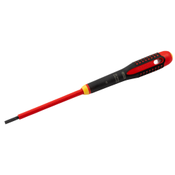 Bahco Insulated Slotted Screw Driver 1000v - 3mm, 3.5mm, 4mm, 5.5mm, 6.5mm