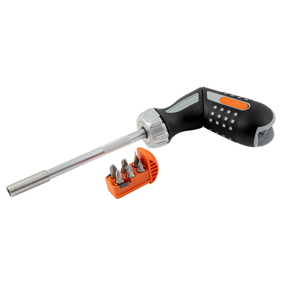 1/4" Ratcheting Bit Screwdriver with Pistol Handle