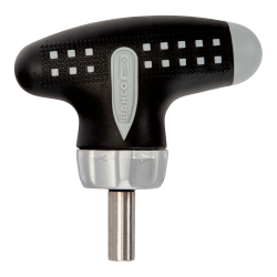 1/4" Bit Holder Stubby T-Handle Ratcheting Screwdriver