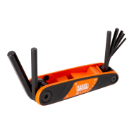 Metric Hex Folding L-Key Set with Two-Component Handle 7 Pcs