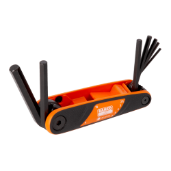 Metric Hex Folding L-Key Set with Two-Component Handle 7 Pcs