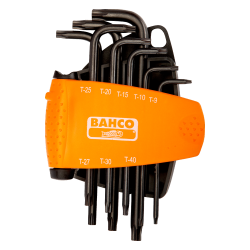 Long TORX® L-Key Set with Black Oxide Finish - 8 Pcs