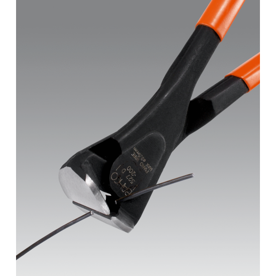 End Cutting Pliers with PVC Handles and Phosphate Finish