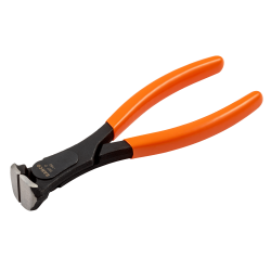 End Cutting Pliers with PVC Handles and Phosphate Finish