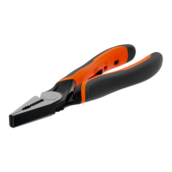 ERGO™ Combination Plier with Self-Opening Dual-Component Handles and Phosphate Finish