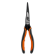 ERGO™ Long Snipe Nose Plier with Self-Opening Dual-Component Handles and Phosphate Finish