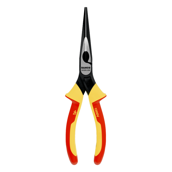 ERGO™ Snipe Nose Plier with Insulated Dual-Component Handles and Phosphate Finish