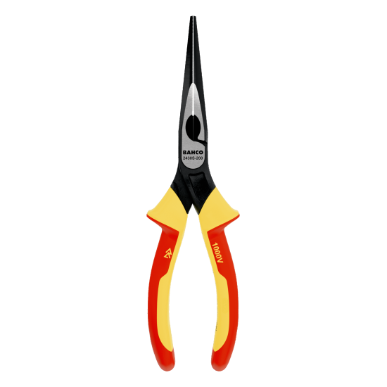 ERGO™ Snipe Nose Plier with Insulated Dual-Component Handles and Phosphate Finish