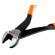 Flat Nose Nut Pliers with PVC Coated Handles and Phosphate Finish