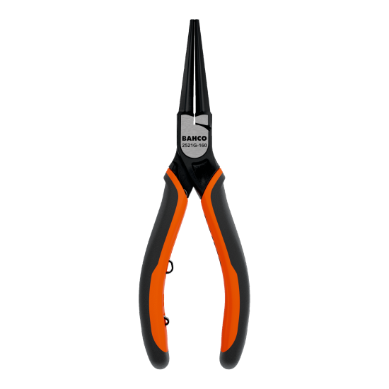 ERGO™ Round Nose Plier with Self-Opening Dual-Component Handles and Phosphate Finish