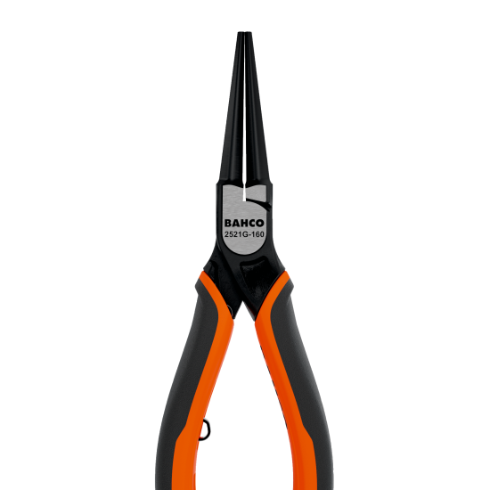 ERGO™ Round Nose Plier with Self-Opening Dual-Component Handles and Phosphate Finish
