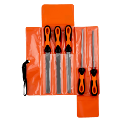 ERGO™ Engineering File Set 4 Bastard/1 Second Cut 200 mm - 5 Pcs