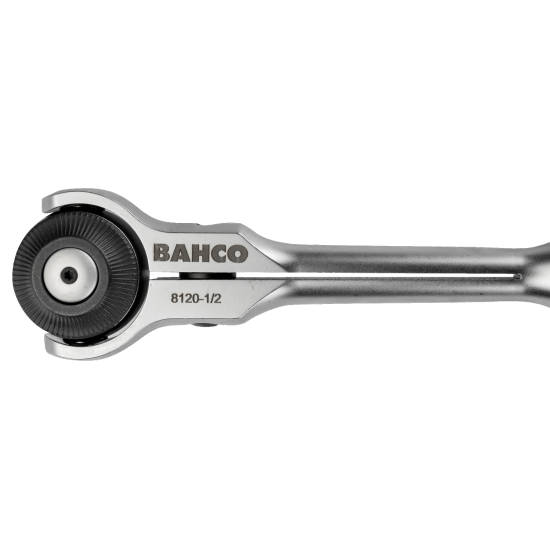 1/2" Swivel Head Ratchet with 72 Teeth and 5° Action Angle