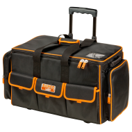 73L Wheeled Fabric Tool Bag with Telescopic Handle