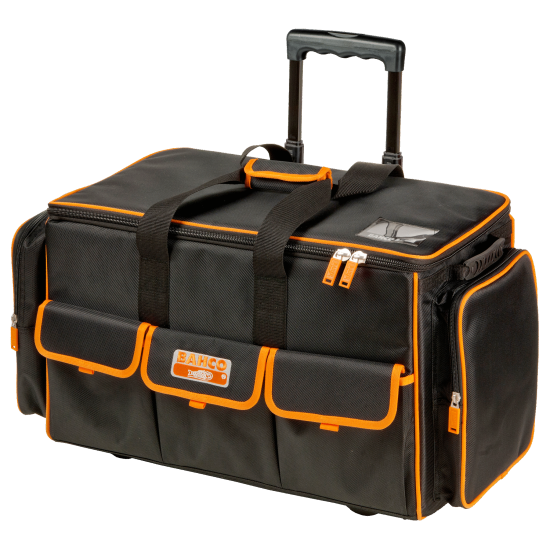 73L Wheeled Fabric Tool Bag with Telescopic Handle