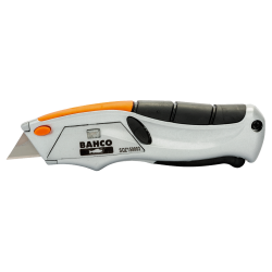 Squeeze Retractable Utility Knife with Rubber Grip Squeeze Retractable Utility Knife with Rubber Grip