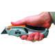 Squeeze Retractable Utility Knife with Rubber Grip