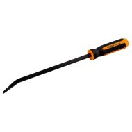 Flat Head Pry Bar with Through Blade for Hammering