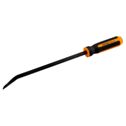 Flat Head Pry Bar with Through Blade for Hammering