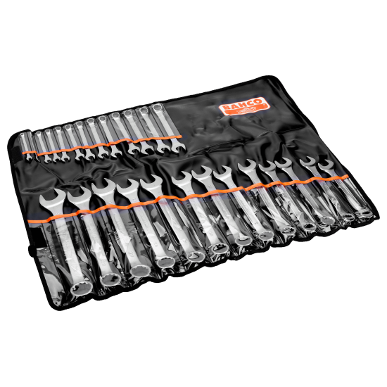 Bahco Combination Spanner Wrench Set 26pcs 6-32mm