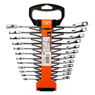 Metric Combination Ratcheting Wrench Set - 12 Pcs