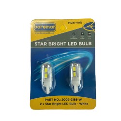 Boreman Star Bright LED Bulb Multi Volt - White