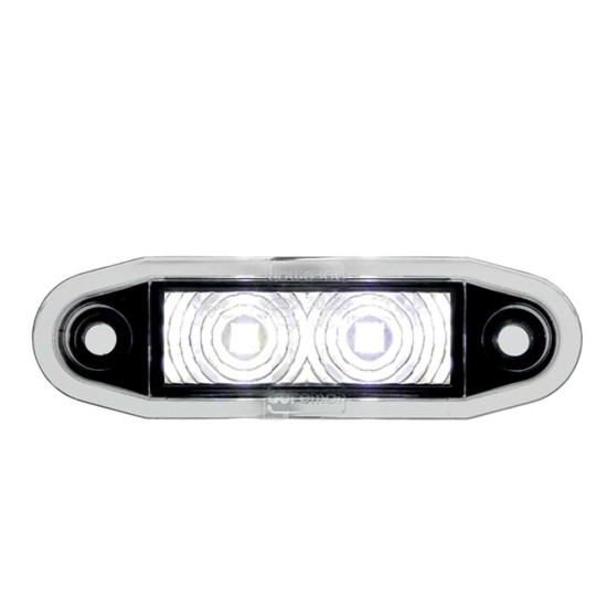 Boreman Recessed Marker Lights - Clear