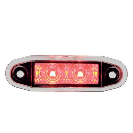 Boreman Flush Fit Marker Lamp – Red