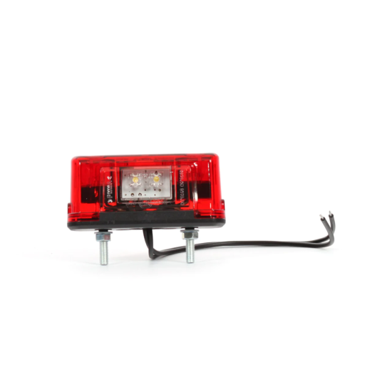 LED Number Plate Rear Lamp - Red