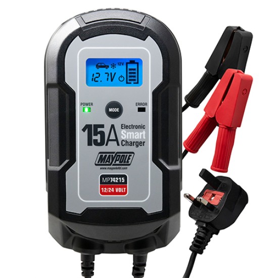 15A (12/24V) Electronic Smart Charger