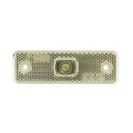 WAS 12-24V Front Clear LED Marker Lamp