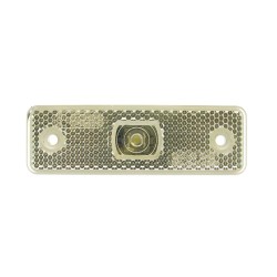 WAS 12-24V Front Clear LED Marker Lamp