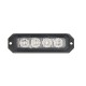 12/24V 12W Amber LED Strobe 