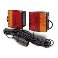 12V Magnetic LED Lighting Pod With 6m Trailer Cable 12V Magnetic LED Lighting Pod With 6m Trailer Cable